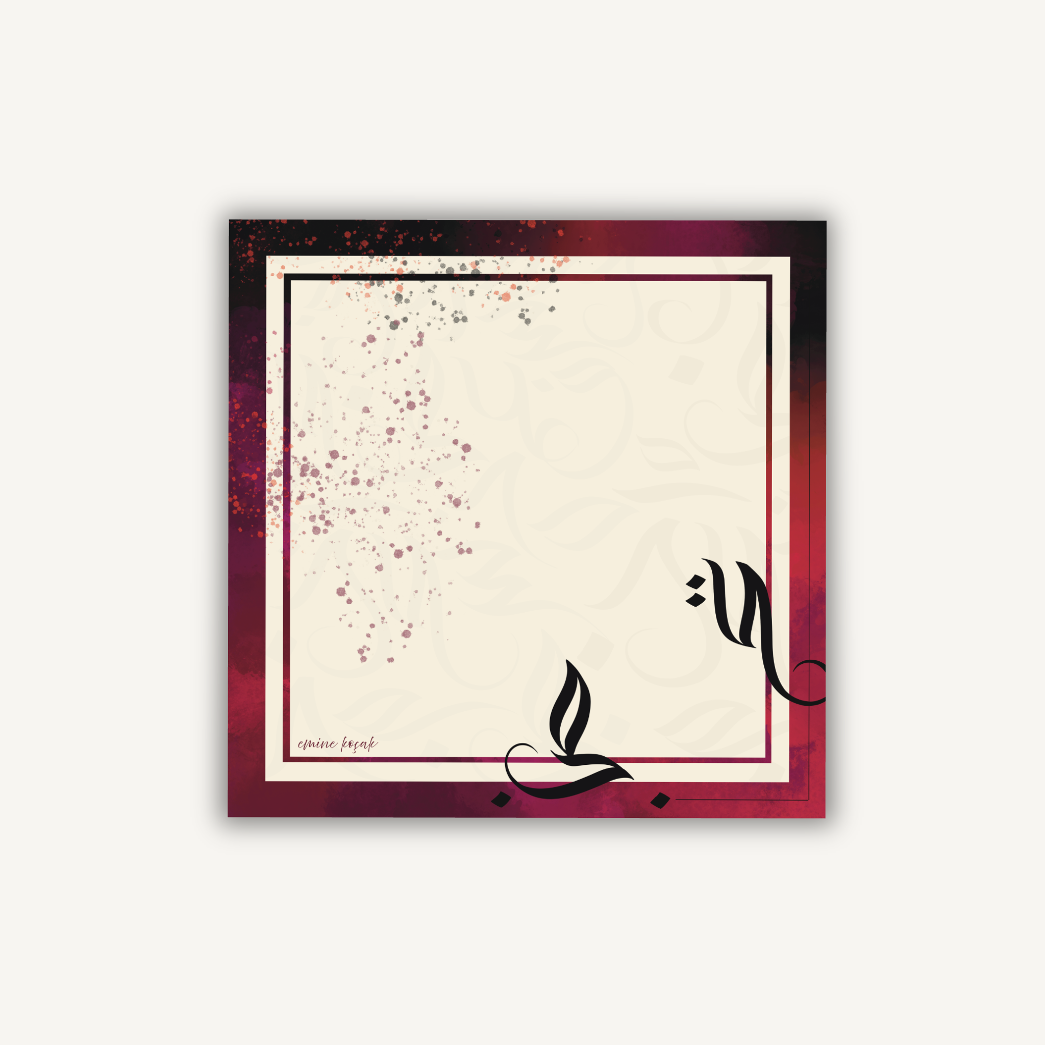 Seidenfoulard „Ayân“ (80 x 80 cm)